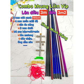 (TẶNG KEO 502) Combo phụ kiện lên khung diều xỏ áo đuôi cá