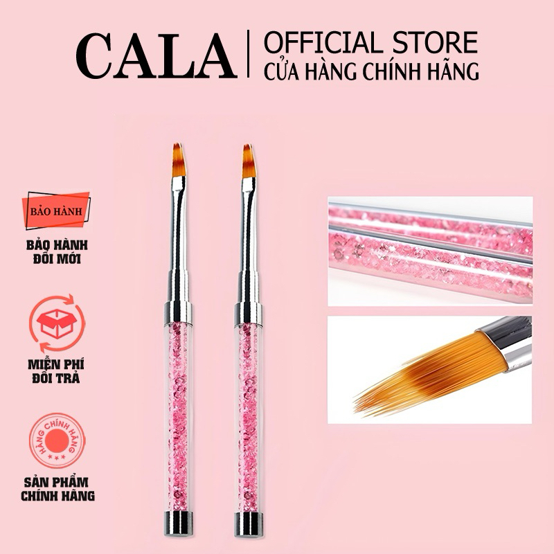 Cọ ombre cán đá - cọ kéo ombre- Cọ xước ombre- Cọ ombre đầu dẹt cán đá sang chảnh