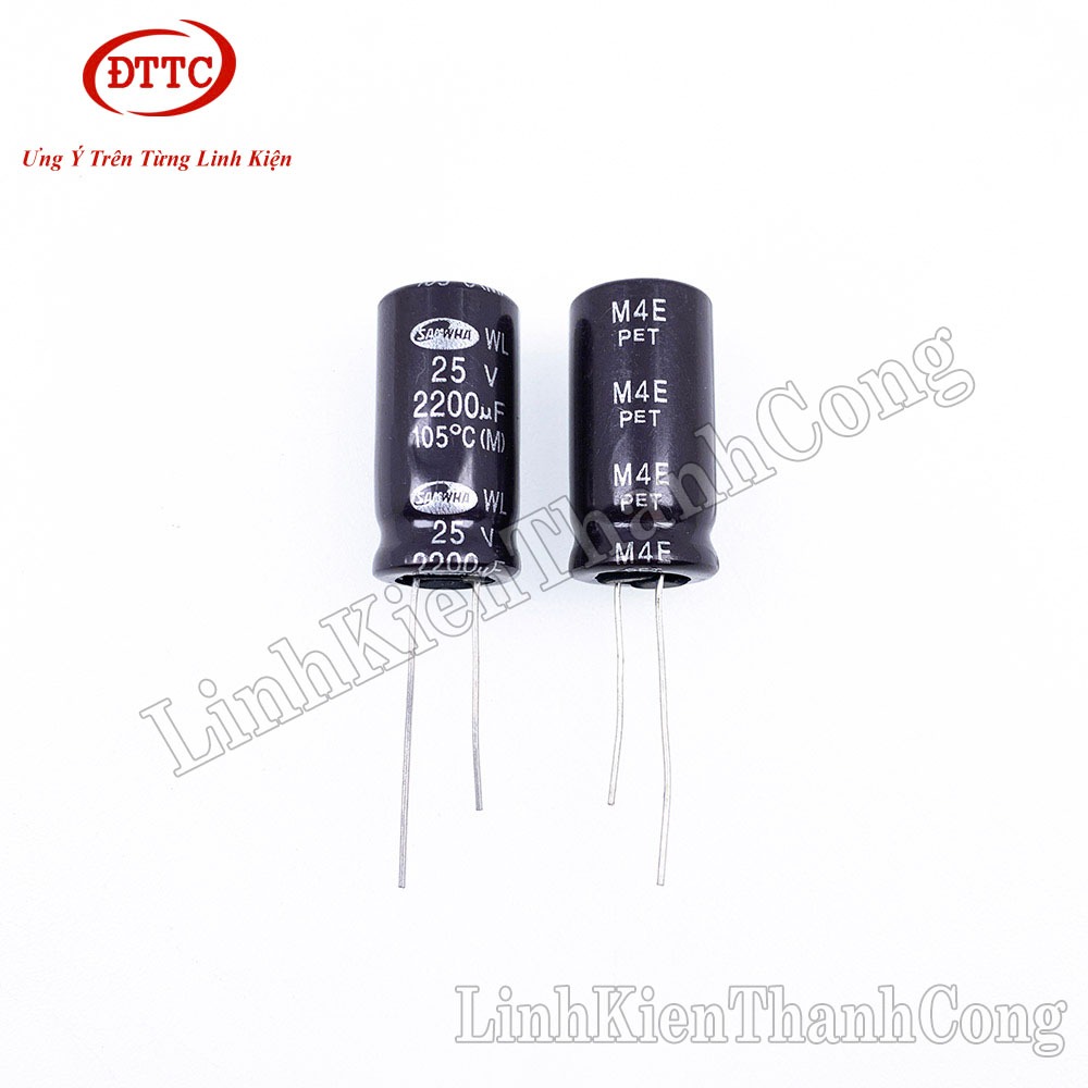 Tụ 2200uF 25V (13x25mm)