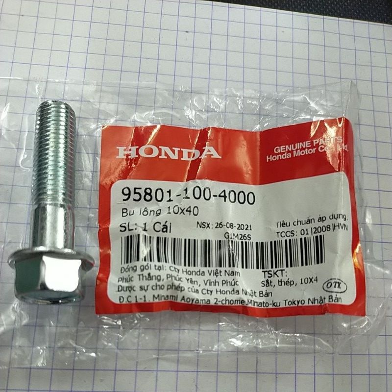 ốc phuộc sau giảm sốc xốc sau sh 300i 300 i 350i 350 i ( giá 1 con )