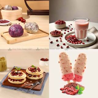 Bột đậu đỏ 100g, thơm mịn, bột đắp mặt nạ, tẩy tế bào chết, dưỡng da trắng sáng, giảm thâm mụn