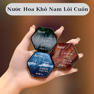  Nước Hoa Dạng Sáp Nicor Sáp Nước Hoa Khô Nam Nữ Hương Thơm Quyến Rũ Lưu Hương Hương 6-10 Giờ 