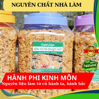 1kg Hành phi chuẩn Kinh Môn - Hải Dương hàng nhà làm thơm ngon nhất, nguyên chất, mới mỗi ngày, có hỗ trợ hút chân không