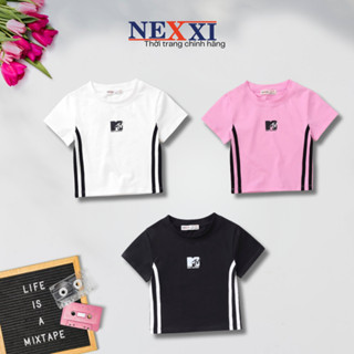 Áo Thun Croptop Fashion In Logo MTV Bé Gái Nexxi
