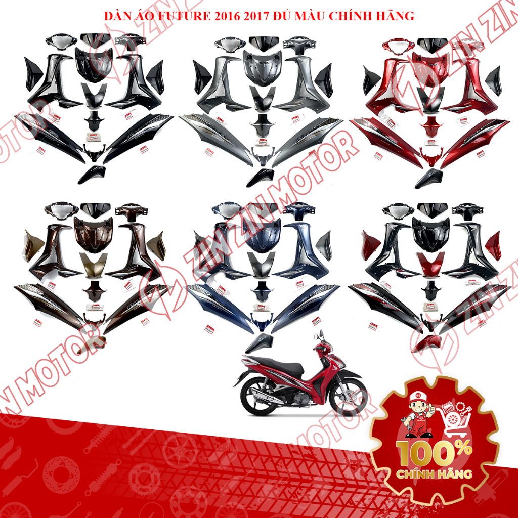 Dàn Áo Xe Future 125 Mập,  Future 125 Fi 2016 2017 Chính Hãng  - ZZM