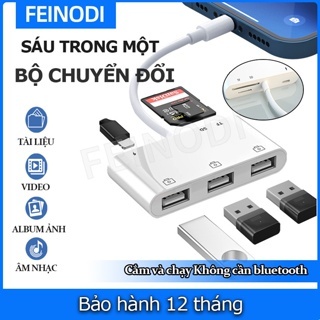FEINODI, bộ chuyển đổiOTG, bộ chuyển đổi giắc cắm sáu trong một | BigBuy360 - bigbuy360.vn