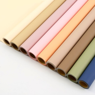 [Khổ 58Cmx10M] Cuộn Giấy Gói Hoa, Gói Quà Lụa Hàn Quốc 2 Mặt 1 Màu Không Thấm Nước Hàng Đẹp Dày Dặn - Sami Flower