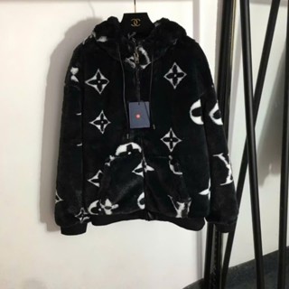  Áo Khoác Lông Cừu LV ❤ Áo Lông Dày Dặn Dáng Rộng Nam Nữ NA518 