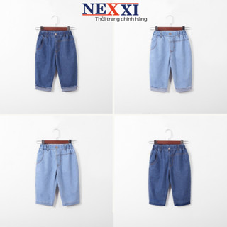 Quần Jean Lửng Chất Liệu Thoáng Mát Cho Bé Gái Nexxi