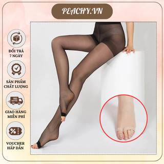 Quần tất nữ hở ngón siêu dai, mềm mịn, Quần tất xỏ ngón siêu mỏng co giãn tôn dáng thời trang quyến rũ QT12 - Peachy.vn