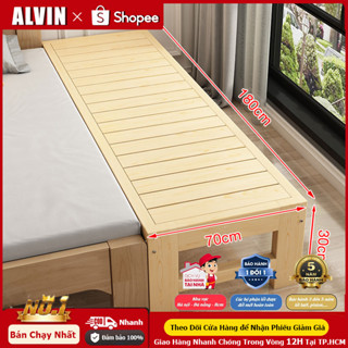 ALVIN Giường ghép Gỗ Thông Mới Giường Ngủ Đẹp Chất Lượng gỗ thật 100% 1m8 Giường gỗ cho bé ghép