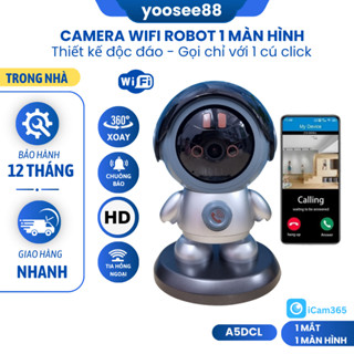   KẾT NỐI=APP : ICAM365  Camera Wifi thiết kế kiểu dáng Robot phi hành gia ICAM365 - Gọi thoại 2 chiều chỉ với 1 thao tác 