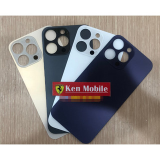 Nắp Kính Lưng tương thích cho ip14prm / ip 14prm, Lỗ To - không cần tháo vành cam, (tặng tuýp keo dán)
