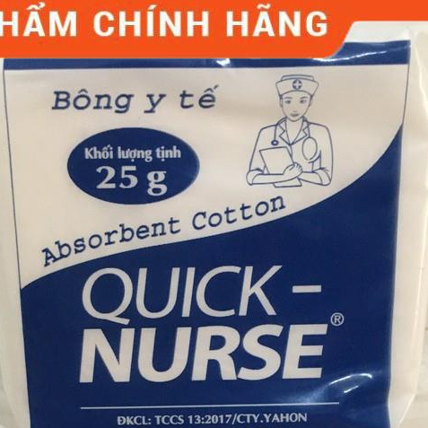 Bông gòn y tế Quick-Nurse 25g