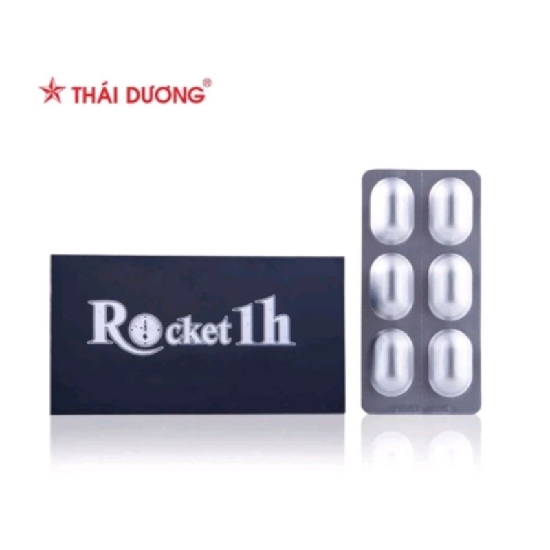 Rocket 1h hỗ trợ sức khỏe phái mạnh hộp 10v loại mới