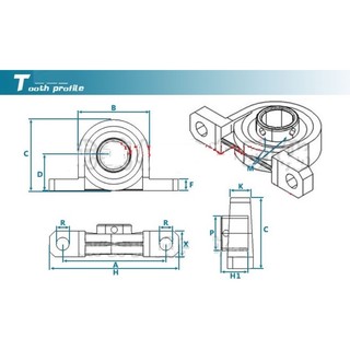 Bạc đạn gối KP (1 cái) / Bạc đạn vòng bi