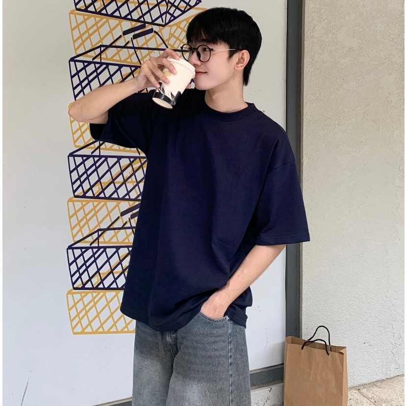 Áo Thun Trơn Cotton 250gsm GODMOTHER Premium Full Color Cổ Tròn Nam Nữ | BigBuy360 - bigbuy360.vn