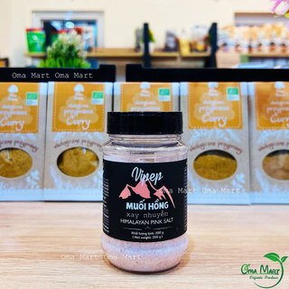 Muối hồng himalaya Vipep (200g và 250g) nấu ăn, ngâm chân, súc miệng...