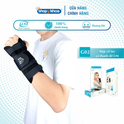 Nẹp Cổ Tay Có Thanh Đỡ UM G02 [United Medicare] [1 Cái]