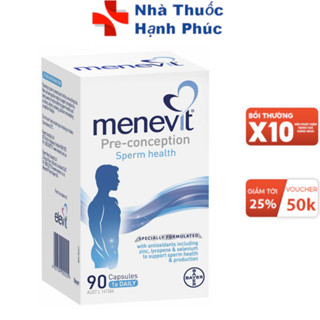 Viên uống MENEVIT- Viamin cho nam giới 30/90 viên của Úc,  tăng chất lượng, số lượng tinh trùng