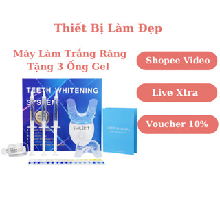 Máy Làm Trắng Răng Smile Kit Tẩy Trắng Răng Công Dụng Tốt Như Miếng Dán Trắng Răng Baking Soda Trắng Răng Lấy Cao Răng