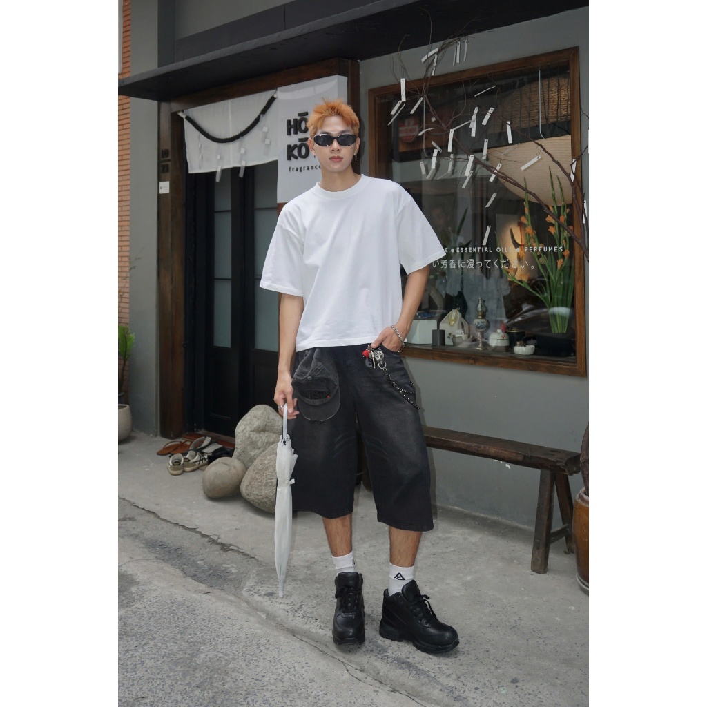 Áo Thun Trơn FORM BOXY GODMOTHER T-Shirt Cotton 250gsm Thoáng Mát Phong Cách Trẻ Trung Năng Động | BigBuy360 - bigbuy360.vn