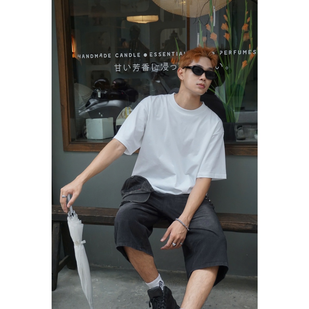 Áo Thun Trơn FORM BOXY GODMOTHER T-Shirt Cotton 250gsm Thoáng Mát Phong Cách Trẻ Trung Năng Động | BigBuy360 - bigbuy360.vn