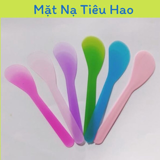 Thìa nhựa 10cm  đắp mặt nạ dung cụ đắp mặt nạ spa thẫm mỹ viện