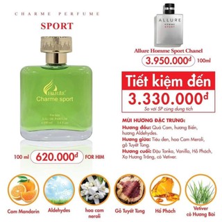 Nước hoa Charme Ruby Sport 50ml