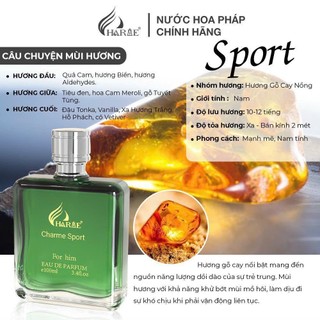 Nước hoa Charme Ruby Sport 50ml