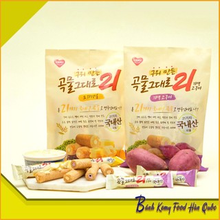 <TÚI 150G> Bánh Kemy Food Hàn quốc Ngũ Cốc Cuộn Giòn