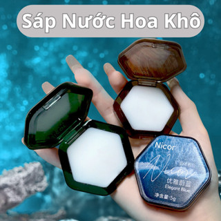  Nước Hoa Khô Nam Nữ Dạng Sáp Nicor Mùi Hương Tự Nhiên Lâu Phai Tiện Dụng Nhỏ Gọn 