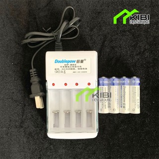 Sạc dự phòng, cục sạc nhanh (sạc pin đơn, sạc pin đôi và dây nguồn số 8)
