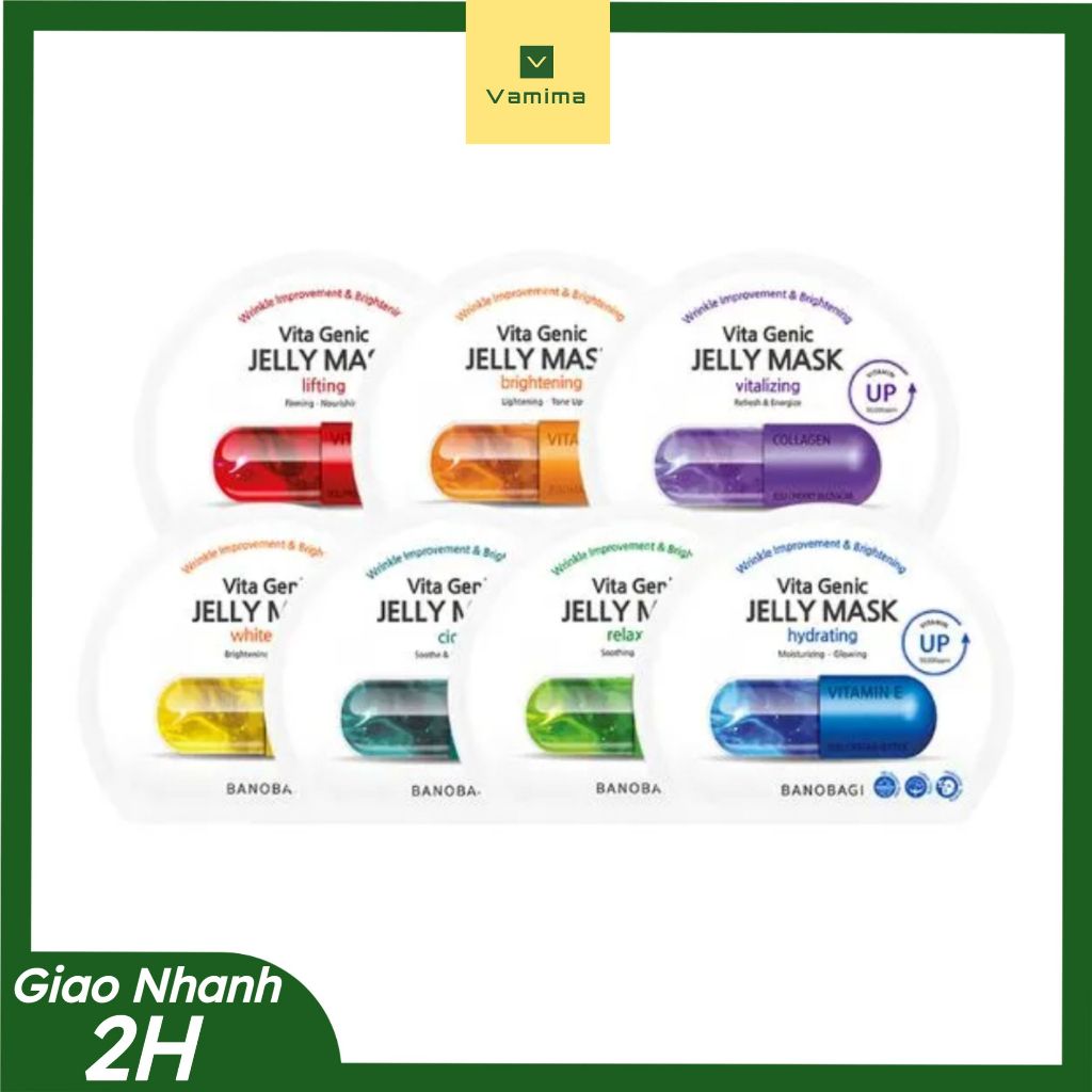 Mặt Nạ Bổ Sung Vitamin Vita Genic BANOBAGI 30g - Vamima