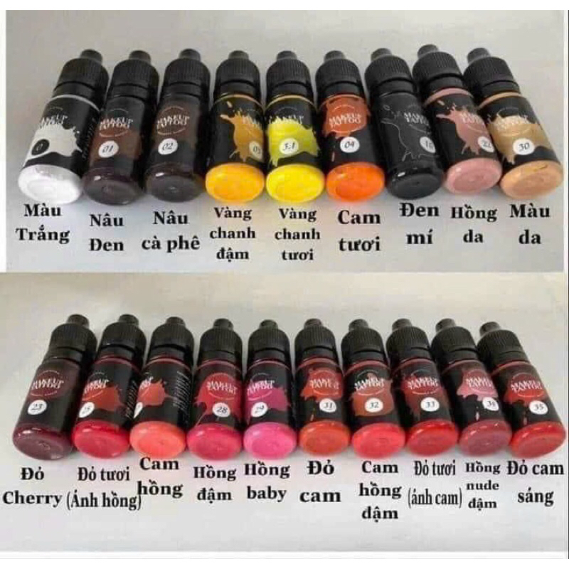 Mực xăm Makeup của Nga 10ml