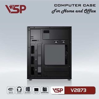 Vỏ Case máy tính VSP 2873 tiện lợi dễ dàng sử dụng chất liệu thép không rỉ