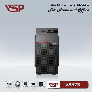 Vỏ Case máy tính VSP 2873 tiện lợi dễ dàng sử dụng chất liệu thép không rỉ