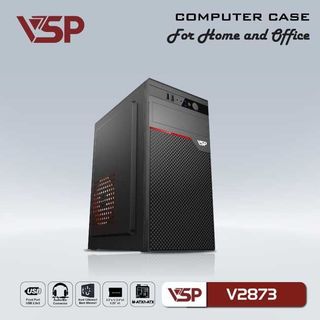 Vỏ Case máy tính VSP 2873 tiện lợi dễ dàng sử dụng chất liệu thép không rỉ