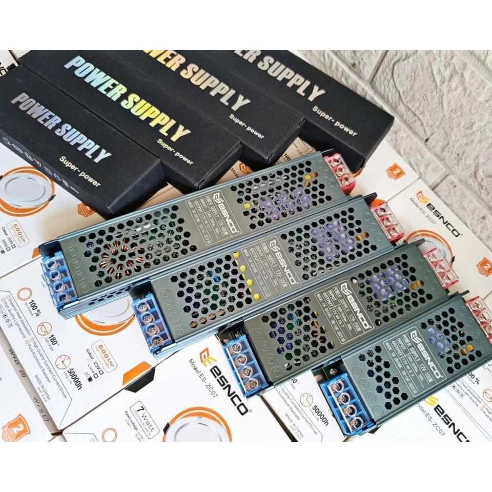 Nguồn tổ ong 12V 5A, 10A, 12.5A, 16.7A ,25A, 33A Nguồn 12V chuyên cho đèn Led…