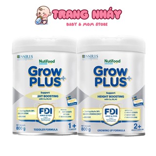 Sữa Bột Nutifood Sweden GrowPLUS+ Cao lớn vượt trội (Bạc) 800g