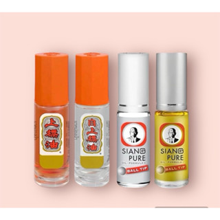 Vĩ Dầu gió lăn Siang Pure Oil Ball Tip 3cc (6 chai)