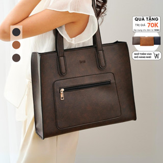 Túi xách công sở nữ tote da đựng laptop 14 inch size to lớn đi học đi làm giáo viên LANI Limi Bags