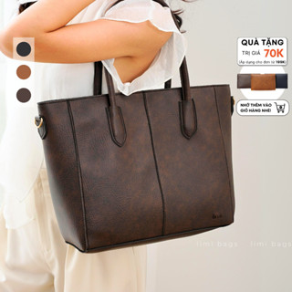 Túi công sở da nữ xách tay đựng laptop 15.6 inch tote da size lớn đi làm đi dạy học VERA Limi Bags