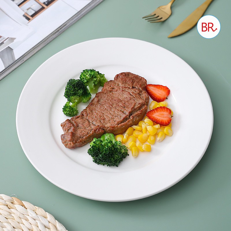 Đĩa phíp tròn Việt Nhật nhiều cỡ (1208 - 3 màu) Đĩa nhựa đựng bánh kẹo, thức ăn dày dặn tiện dụng