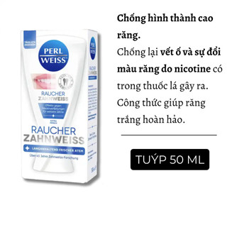 Kem đánh răng siêu trắng Perl Weiss Đức