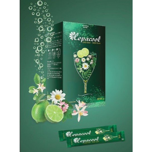 bột sủi hepacool giải độc- mát gan