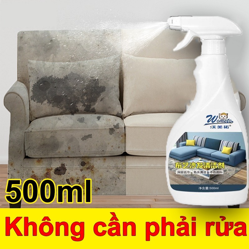 Vải Sofa Cleaner 500ml, Foam Cleaner, Nhật Bản Sofa Cleaner, mạnh mẽ khử nhiễm, hiệu quả làm sạch vả