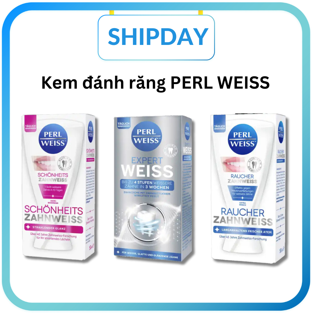 Kem đánh răng siêu trắng Perl Weiss nội địa đưc