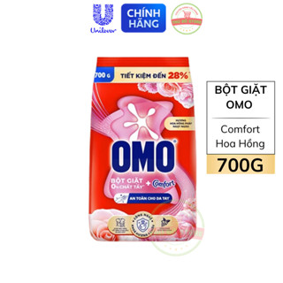 Bột Giặt Tay OMO Comfort Hoa Hồng Tinh Dầu Thơm - Túi 700G