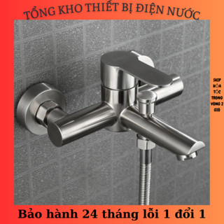 Sen vòi, Cụm sen tắm nóng lạnh Inox 304 SNL906 kèm chân đôi chân Z